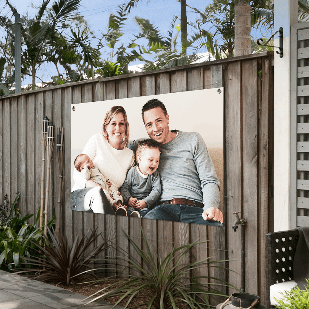 Outdoor Poster mit Foto